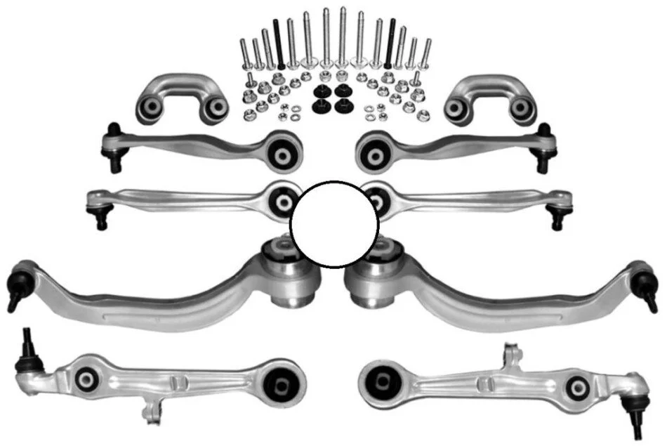 <strong>Комплект важелів передньої підвіски Audi A6 C5 Allroad 00-05 RAISO RL-804750-KIT (фото 1)</strong>