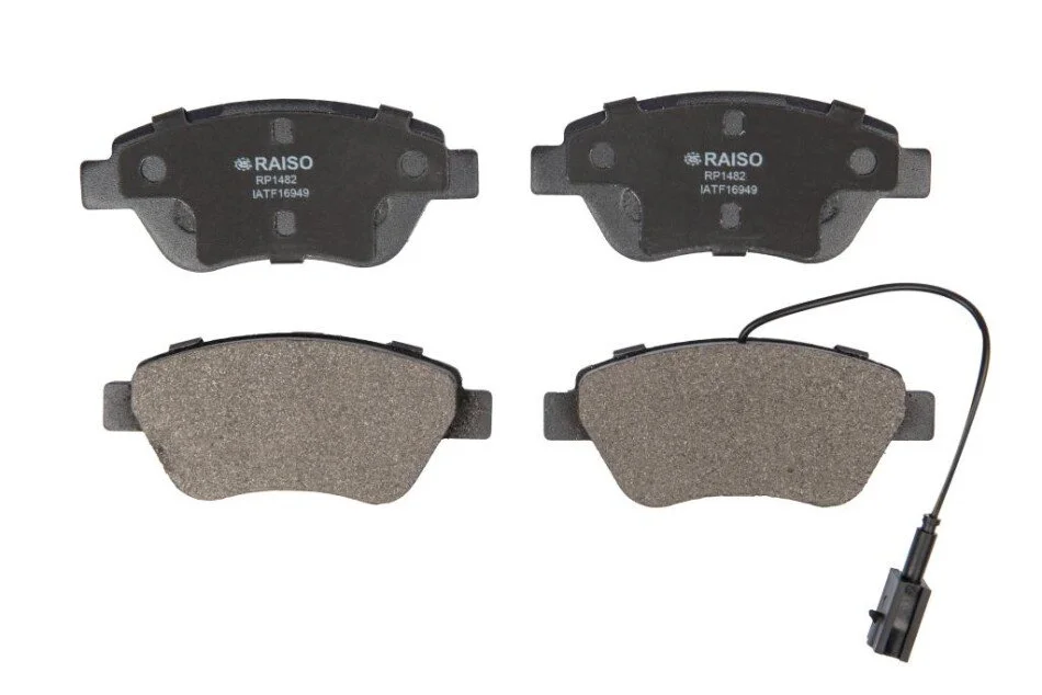 <strong>Колодки гальмівні диск. перед. Doblo (з датчиком) 05-10 RAISO RP1482 (фото 1)</strong>