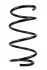 <strong>Пружина передня BMW 5 (E60/61) 02-10 (330*13,3*162) RAISO SF128TP (фото 1)</strong>