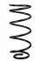 <strong>Пружина передняя Focus II 1.6TDCI/1.8/2.0 04- RAISO SF168TP (фото 1)</strong>