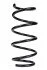 <strong>Пружина передня Grand Scénic II/Scénic II 03-09 (358*13,5*155) RAISO SF246TP (фото 1)</strong>