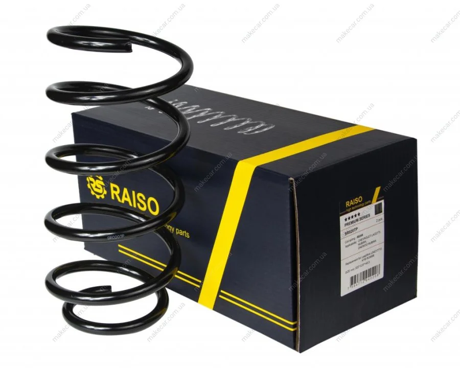 <strong>Пружина задня на Лачетті 03- (322*12,8*145,5) RAISO SR020TP (фото 1)</strong>