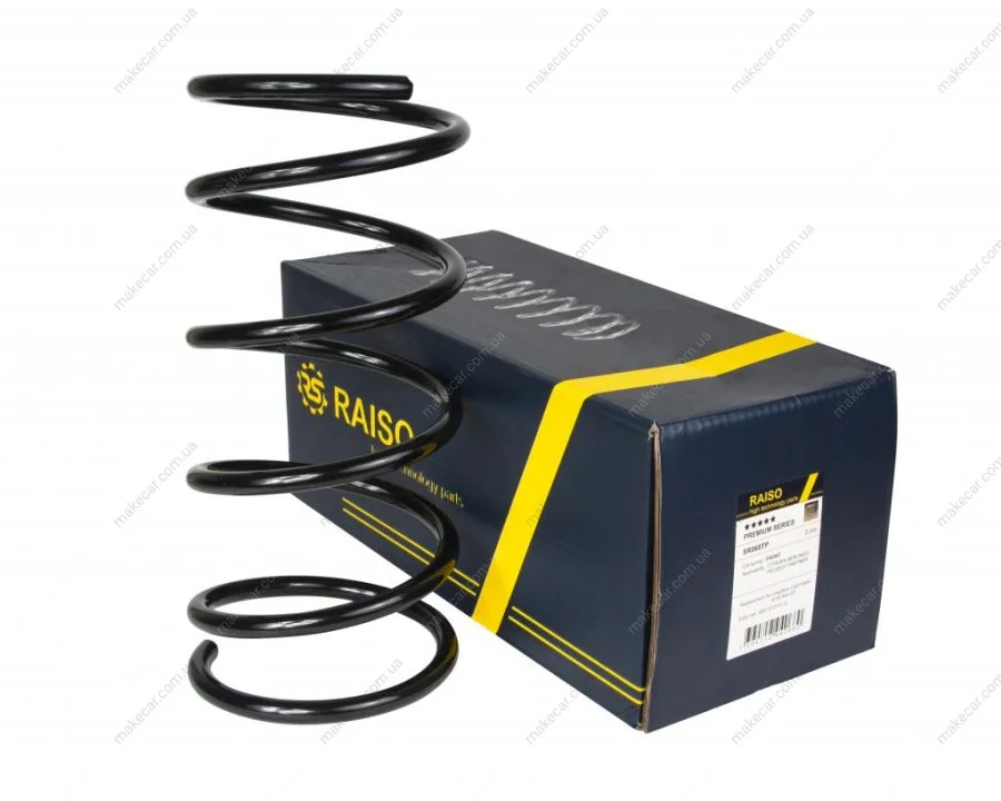 <strong>Пружина передня Berlingo/Partner 1.9D/2.0HDi 96- (800kg) (356*13,3*161,5) RAISO SR068TP (фото 1)</strong>