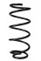 <strong>Пружина передня Connect 02- (75PS) (384*13,25*160) RAISO SR076TP (фото 2)</strong>