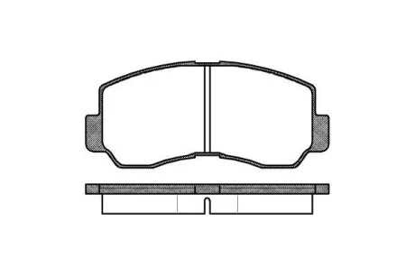 Колодки гальмівні дискові (комплект 4 шт) для Toyota, Mitsubishi REMSA 0094.40 фото товару