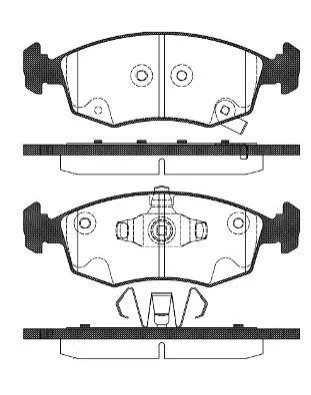 <strong>FIAT гальмівні колод. передн. Panda 12- REMSA 0172.72 (фото 1)</strong>