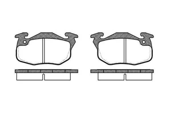<strong>CITROEN гальмівні колодки передні ZX 91-97 REMSA 0192.10 (фото 1)</strong>
