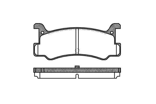 <strong>MAZDA колодки гальм. задні 323 1,6GT -93, MX-3/MX-5 REMSA 0213.00 (фото 1)</strong>