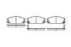 <strong>HONDA Колодки тормозные передние Accord 2.0EX 09/85-09/89 REMSA 0228.02 (фото 1)</strong>