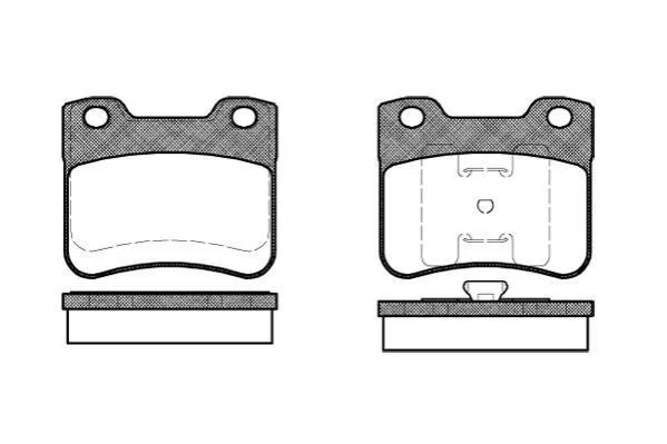 <strong>CITROEN гальмівні колодки передн. Saxo 96-04 REMSA 0247.10 (фото 1)</strong>