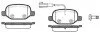<strong>FIAT гальмів.колодки задн.Alfa Romeo Mito 08- REMSA 0727.02 (фото 1)</strong>