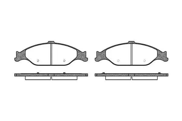 <strong>FORD USA Гальмівні колодки MUSTANG Convertible (C) 3.8 -99 REMSA 0760.00 (фото 1)</strong>