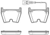<strong>AUDI гальмівні колодки перед. Q3 RS 2.5 13-18, A3 Sportback RS3 15- REMSA 0896.11 (фото 1)</strong>