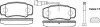 <strong>NISSAN Колодки гальмівні задн. CABSTAR 06- REMSA 0961.02 (фото 1)</strong>