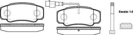 NISSAN Колодки гальмівні задн. CABSTAR 06- для Nissan REMSA 0961.02 фото товару
