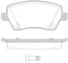 <strong>NISSAN гальмівні колодки передн. Micra, Note 03- RENAULT Clio, Kangoo 1.5DCI REMSA 0987.22 (фото 1)</strong>