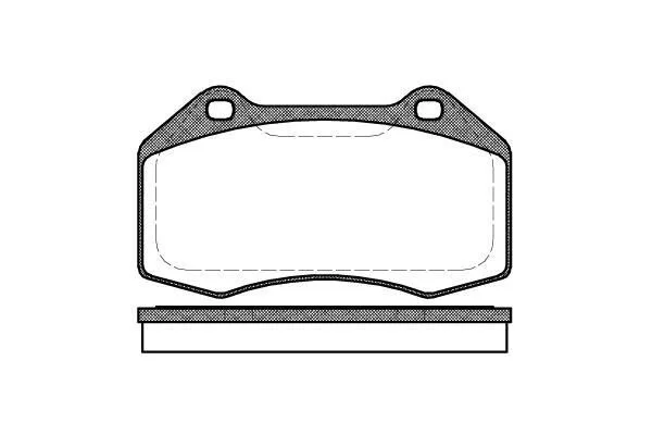 <strong>FORD гальмівні колодки передн.Focus,Transit,Tourneo 1,8 /16V 02- REMSA 1113.00 (фото 1)</strong>