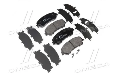 Комплект гальмівних колодок з 4 шт. дисків для Nissan REMSA 1318.22 фото товару