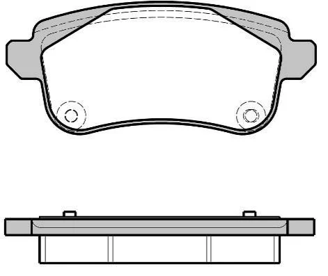 <strong>Колодки гальмівні дискові (комплект 4 шт) REMSA 1387.30 (фото 1)</strong>