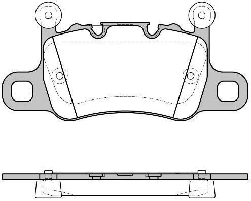 <strong>LAND ROVER Гальмівні колодки задні DISCOVERY IV (L319) 3.0 4x4 13-18, PORSCHE 911 (991) 3.8 Turbo 13-20 REMSA 1598.10 (фото 1)</strong>