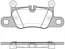Купить PORSHE колодки гальм. передн. 911 12-, Panamera 09- REMSA 1714.00 по низкой цене в Украине (фото 1)