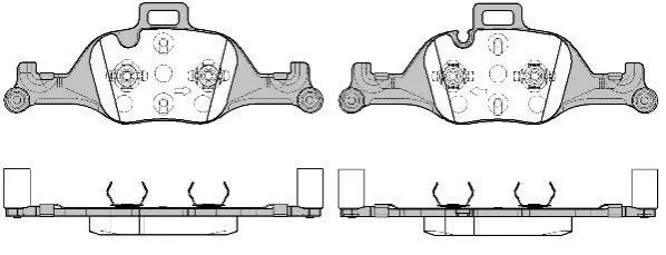 <strong>BMW гальмівні колодки передн. 3/G20, 5/G30, 6/G32 REMSA 1740.00 (фото 1)</strong>
