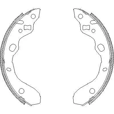 <strong>MAZDA щоки гальмівні 323 BJ 98-03 REMSA 4128.00 (фото 1)</strong>
