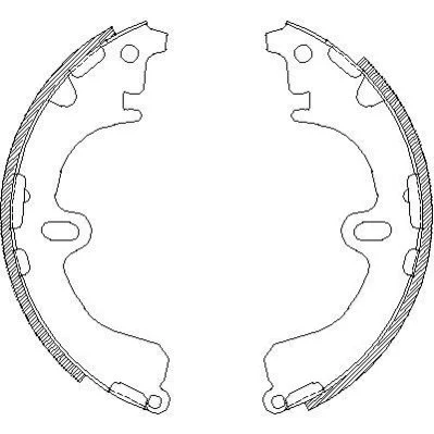 <strong>TOYOTA Щеки тормозные Corolla -00 REMSA 4380.00 (фото 1)</strong>