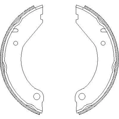 <strong>VOLVO Колодки гальмівні барабанні 240-265,740-780,940-960 REMSA 4399.00 (фото 1)</strong>