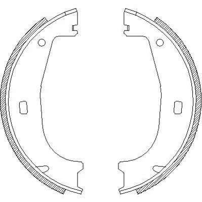 <strong>Колодки гальмівні барабанні REMSA 4406.00 (фото 1)</strong>