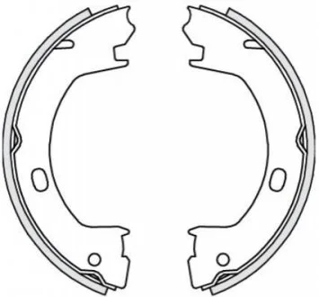 Колодки гальмівні барабанні для Chrysler, Dodge REMSA 4739.00 фото товару