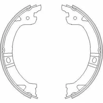 Колодки гальмівні барабанні для Chrysler, Dodge, Alfa Romeo REMSA 4744.00 фото товару