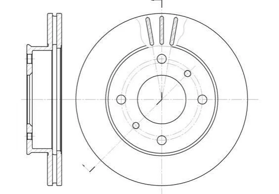 <strong>Диск тормозной REMSA 6113.10 (фото 1)</strong>