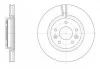 <strong>Диск гальмівний передній NISSAN LEAF, QASHQAI II, X-TRAIL RENAULT KADJAR 1.2-Electric 11.10- REMSA 61581.10 (фото 1)</strong>