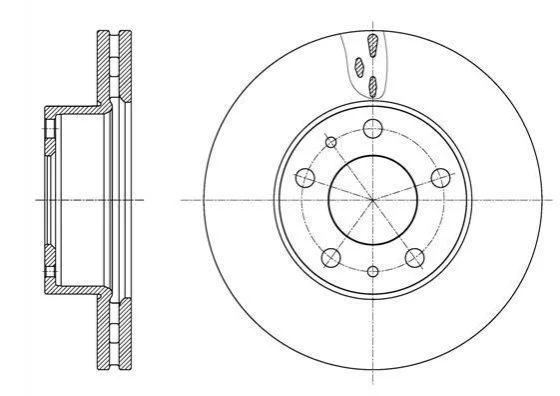 <strong>Диск гальмівний передній FIAT Ducato 06- (280*28) (1700kg) REMSA 61637.10 (фото 1)</strong>