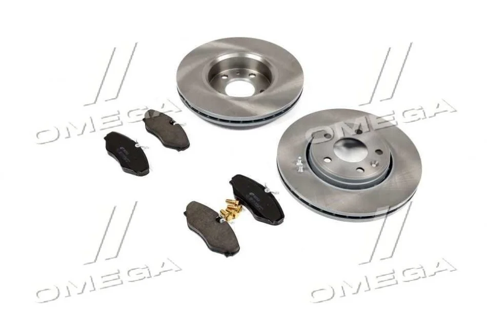 <strong>Комплект: 2 диска+ 4 колодки тормозных REMSA 8834.01 (фото 1)</strong>