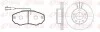 <strong>CITROEN К-т гальмівних колодок + диски JUMPER 1000/1400kg REMSA 8960.00 (фото 1)</strong>