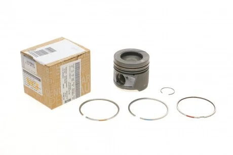 Поршень ДВЗ у зборі (+кільця) 1.5dci Renault Kangoo II (12-), Laguna III (0-), Fluence (10-) Renault для RENAULT 120A18001R фото товару