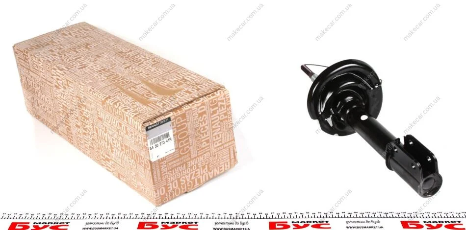 <strong>Амортизатор передній 1.2 16V, 1,6 8V Logan II, Sandero II 2012- Renault RENAULT 543027341R (фото 1)</strong>