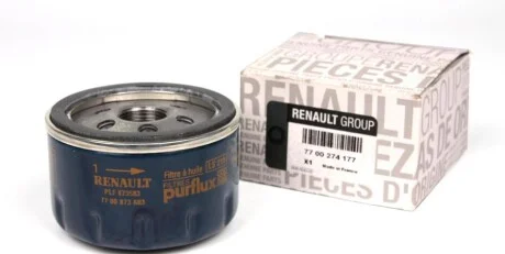 Фільтр оливи для RENAULT 7700274177 фото товару