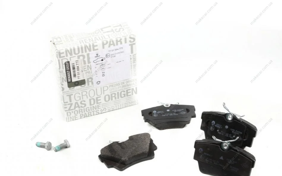<strong>Колодки тормозные дисковые задн Trafic II, Vivaro A 2001- Renault RENAULT 7701054772 (фото 1)</strong>