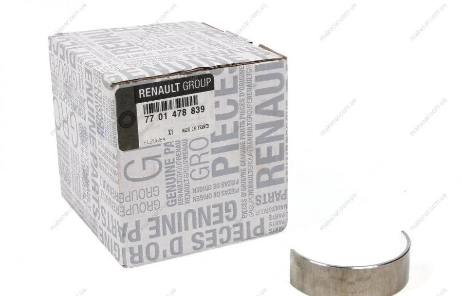<strong>Вкладиші корінні Master/Trafic 1.9dCi 01- (STD) RENAULT 7701478839 (фото 1)</strong>