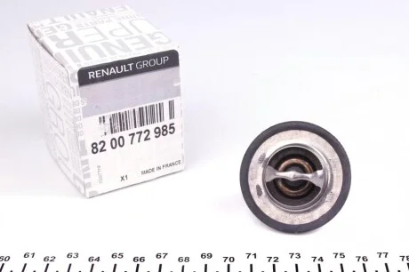 Термостат Duster/Logan/Clio/Kangoo/Megane I, II, III 1,4/1.6/2.0i 98- (88 C) для RENAULT 8200772985 фото товару