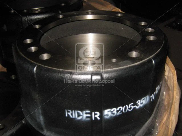 <strong>Барабан гальмівний КамАЗ Євро RIDER 53205-3501070-04 (фото 1)</strong>