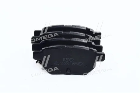 Колодка гальм. диск. TOYOTA COROLLA/AURIS/YARIS 07- задн. для RIDER RD.3323.DB3454 фото товару