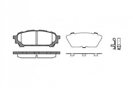 Тормозные колодки, к-кт. для Subaru ROADHOUSE 21176.01 фото товара