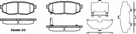 Гальмівні колодки дискові для Subaru ROADHOUSE 21228.01 фото товару
