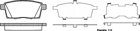 <strong>Гальмівні колодки дискові ROADHOUSE 21268.00 (фото 1)</strong>