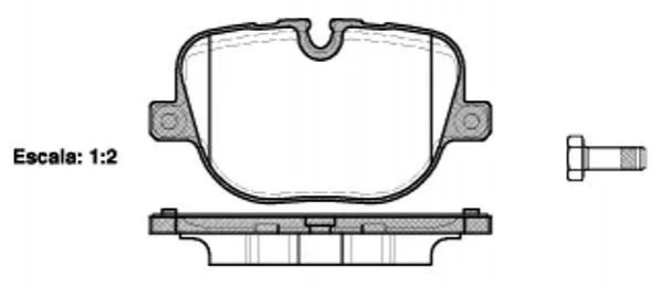 <strong>Гальмівні колодки дискові ROADHOUSE 21408.00 (фото 1)</strong>