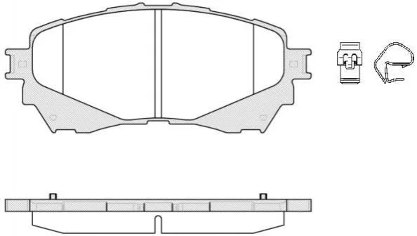 <strong>Гальмівні колодки дискові ROADHOUSE 21538.04 (фото 1)</strong>